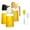 Black+Yellow+White-3 Count, variant on 2 In 1 Glass Oil Sprayer & Dispenser, 16oz Glass Oil Spray Dispenser Bottle for Kitchen, Oil Dispenser for Kitchen Spray Oil Dispenser for Kitchen Spray (Color : Orange)