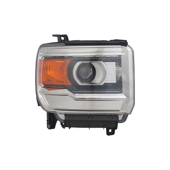 Right Passenger Side Headlight Assembly - Compatible with 2015 - 2019 GMC Sierra 3500 HD 2016 2017 2018