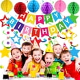 thumbnail image 3 of Decoraciones de cumpleaños meowtastic Happy Birthday Rainbow, 3 of 7