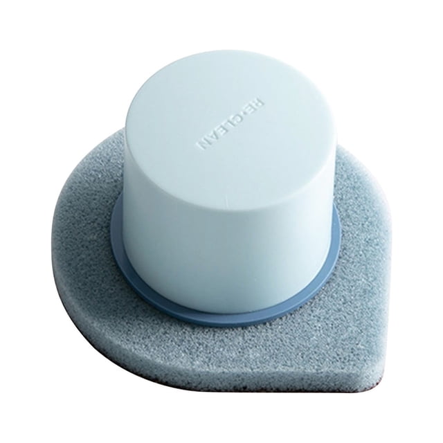 Kitchen Utensil Set Sponge Kitchen Pot Brush with Handle Reusable And Washable Eraser Cleaner Removal Tool Sink Pot Dish Scrubber Bathroom Decontamination Cleaning Brush