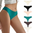 thumbnail image 3 of Baywell Seamless Underwear for Women, Womens Low Waist Thong Panties No Show Underwear Breathable Comfortable G-Strings & Thongs, 3 of 5