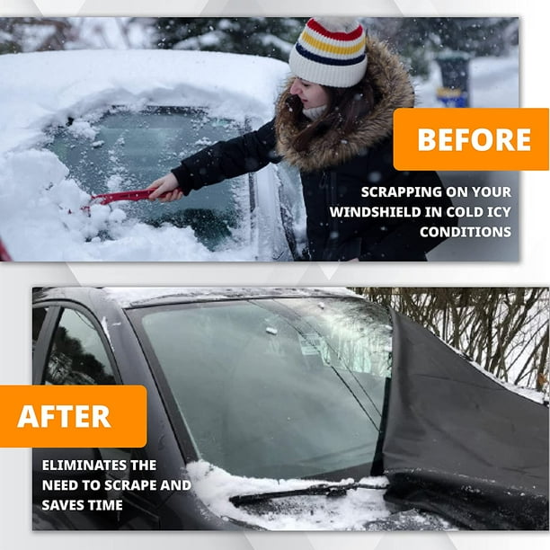 Car windshield 2024 snow cover walmart