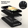 thumbnail image 3 of Slim Liquid Silicone Case for Galaxy S23, with Scratch-Resistant Microfiber Lining Anti-Slip and Shock Absorption Soft Silicone Protective Case for Samsung Galaxy S23 5G 6.1 inch 2023 Black, 3 of 14