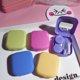 thumbnail image 3 of Estuche de lentes de contacto de plástico Contenedor Portale Bolsa de interior Caja de almacenamiento de anteojos Kit de viaje de color sólido con espejo 5 piezas Sweethay CE001350-00, 3 of 7