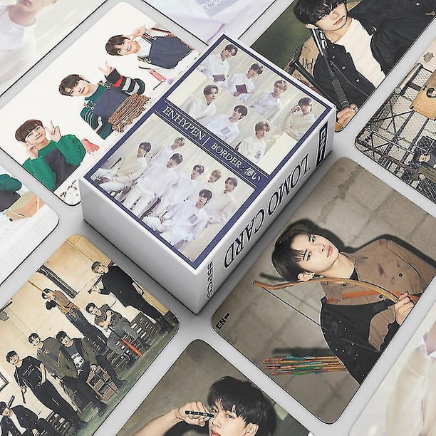 Lanbena Enhypen 55 unids/set tarjetas Lomo de alta calidad, nuevo álbum, pequeños deseos, Weather Lab, Kpop, temporada 2022, tarjetas fotográficas de saludos