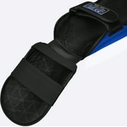 RDX Shin Guards Kickboxing Muay Thai, SATRA SMMAF Approved, Premium Maya Hide Leather, Leg Instep Protection Pads, MMA Martial Arts Kicking Sparring Training Gear, BJJ Karate Boxing Taekwondo