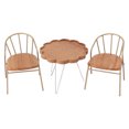 thumbnail image 2 of Silla de mesa en miniatura de madera juego de sillas de mesa en miniatura pequeñas y realistas relación 1:12 para cumpleaños ANGGREK Otros, 2 of 8