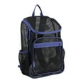 thumbnail image 5 of Eastsport Myth Pro Top Loader Mesh Backpack, Black/Skipper Blue, 5 of 7