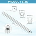 thumbnail image 2 of Uxcell 35Pcs 7.1" Lamp Pipe Kit with Nuts Washers 1/8IP Thread Fasteners Assortment for Chandelier Ceiling Light Repair Assembly DIY Hardware, 2 of 6