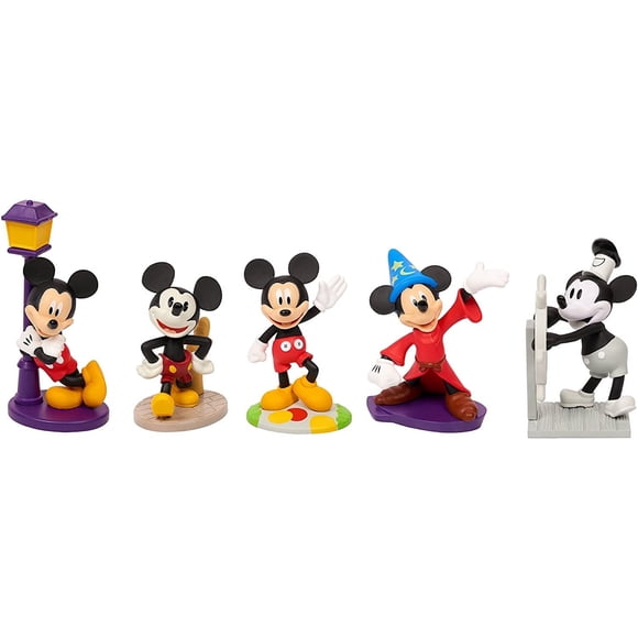 Set de figuras de coleccionista del 90 aniversario de Mickey Just Play