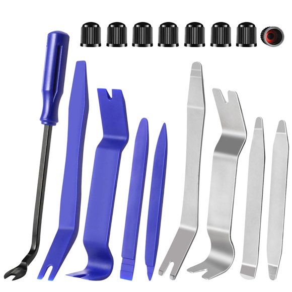 Kit de herramientas para quitar molduras Wetado, 17 piezas, para salpicaderos de audio con clip de c