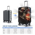 thumbnail image 3 of Salouo Cyberpunk Skull American Flag Pattern Travel Dust-proof Suitcase Cover, Softside Suitcase Protector Luggage Cover Protector for 18-32inch ,Not Included Suitcase, 3 of 8