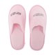 thumbnail image 1 of Zapatillas desechables plegables de 1 par Unique Bargains con impresión en inglés para mujeres en rosa, 1 of 5