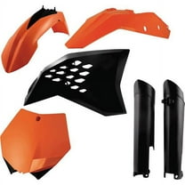 Acerbis Orange/Black Full Body Plastic Kit (2198070354)