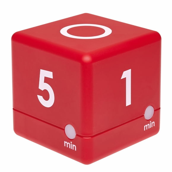 Temporizador Digital TFA Dostmann CUBE-TIMER Rojo