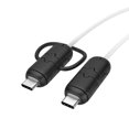 thumbnail image 1 of Protector de cable de silicona Bite Cord Sleeve Wire Winder (Black Dual-head Type-C) Ndcxsfigh Para estrenar, 1 of 3