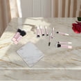 thumbnail image 4 of Conjuntos Únicos de 1 Set de Brochas de Maquillaje Livianas para Viajes de Negocios Rosa Claro Negro Mango de Goma Tubo de Aluminio, 4 of 5