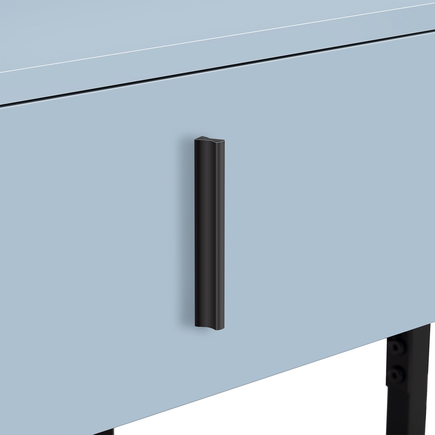 Kepooman Nightstand with Drawer for Living Room Bedroom, Storage Bedside Table with USB Charging Ports, Blue Kepooman Nightstand with Drawer for Living Room Bedroom, Storage Bedside Table with USB Charging Ports, Blue