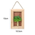 thumbnail image 5 of Ludlz Wall Hanging Planter Succulent , Decorative Freestanding Mount Holder for Air Plants,Artificial Succulent Beautiful Realistic Cute Wall Hanging Potted Simulation Succulent for Indoor, 5 of 8