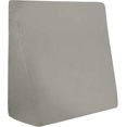 thumbnail image 6 of CirclesHome Wedge Pillow Cover 100% Cotton, Zippered Wedge Pillow Case Protector, Soft, Hypoallergenic & Breathable - Light Grey (24Wx25Lx12), 6 of 9