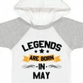 thumbnail image 4 of Inktastic Legends Are Born in May Boys or Girls Baby Bodysuit, 4 of 5