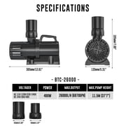 Aqua Dream Submersible Water Pump 6870 GPH 400W Variable Frequency Controller