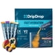thumbnail image 1 of DripDrop Hydration - Tropical Variety Pack - Electrolyte Drink Mix Single Serve Hydration Powder Packets - Mango, Açaí, Passion Fruit, Piña Colada | Non-GMO, Gluten Free, Vegan | 32 Sticks, 1 of 5