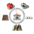 thumbnail image 4 of nCamp Réchaud de Camping Portable en Acier Inoxydable à Bois, 4 of 7