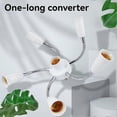 thumbnail image 5 of E27 LED Bulb Splitter Adapter Adjustable Light Holder Socket Converter for Home Office Exhibitions Light Holder 6 Heads, 5 of 5
