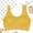 Yellow, variant on Women Bras Plus Size,Ladies New Yoga Sports Vest Wrapped Chest Without Steel Ring Underwear