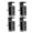 4pcs Black, variant on HFSAZJ Carpentry Tools Installers Set, U Scribe Jig And Scribe Tool, Plastic Cabinet Door Mounting Jig, Scribing Tools for Carpenter Cabinet Installation