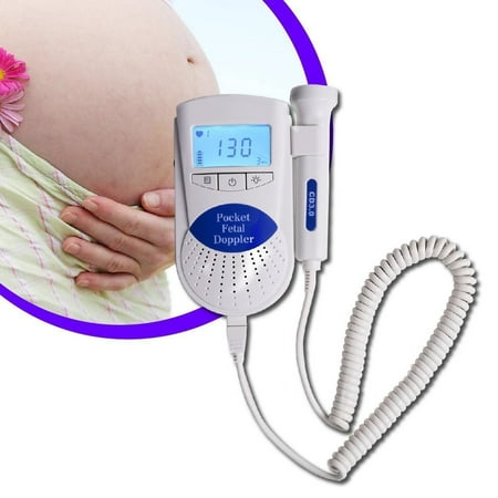 3MHz LCD Pocket Doppler fœtal prénatale cardiofréquencemètre bébé battement de coeur