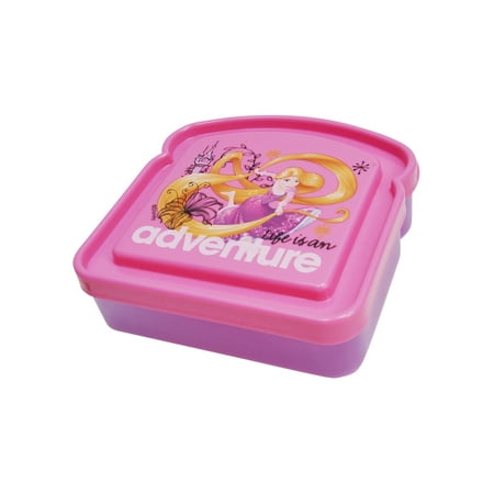 - Girls Disney Princess Rapunzel Bread Sandwich Container BPA-FREE
