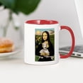 thumbnail image 3 of CafePress - Mona & Whippet Large Mug - 11 oz Ceramic Mug - Novelty Coffee Tea Cup, 3 of 4