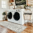 thumbnail image 5 of Wonnitar 2'x6' Washable Kitchen Runner Rug,Hallway Entryway Runner Rug, Oriental Medallion Distressed Non-Slip Mat, Bohemian Low-Pile Floor Carpet Runner for Bathroom Laundry Bedside, 5 of 7