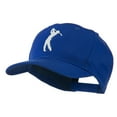 thumbnail image 2 of Silhouette of Golfer Swing Embroidered Cap - Royal OSFM, 2 of 5