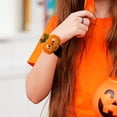 thumbnail image 3 of Leeye Halloween Slap Bracelet Toy, Kids Snap Bracelet Wristband Party Favor for Trick or Treat Goodie Bag Classroom Prize, One Size, 0.05 lb, 3 of 5