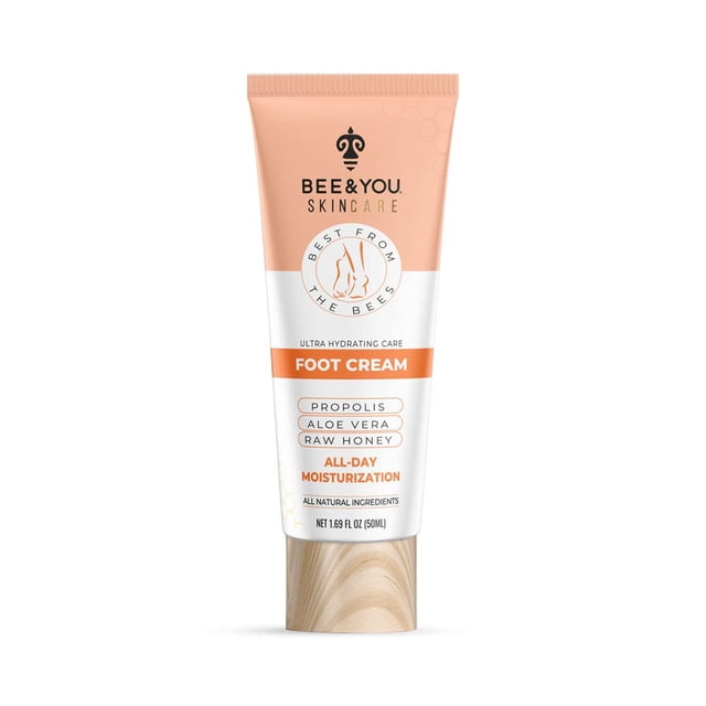 Crema hidratante para pies BEE & YOU para pies secos y agrietados, 50 ml