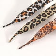 thumbnail image 5 of 47" Fashion Leopard Shoe Laces, Soft Satin Ribbon Shoelaces for Casual Shoes Shoestring for Women Girls 0.78" Wide 1 Pair, 5 of 6