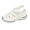 White, variant on Women's Orthopedic Closed Toe Platform Wedge Sandals Comfortable Cushioned Cutout Ankle Strap Adjustable Hook and Loop Shoes
