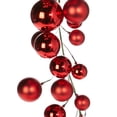 thumbnail image 4 of RAZ Imports 4' Red Large Ball Ornament Shatterproof Christmas Garland, 4 of 6