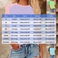 thumbnail image 3 of JSheng Summer Tops for Women Casual Ladies' Contrasting Color Short Sleeved Round Neck Tops with Inserted Shoulder Pink S, 3 of 5