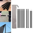 thumbnail image 4 of 2Pcs Portable Tent Poles Accessories Awning Poles Heavy Duty Support 5 Section, 4 of 8