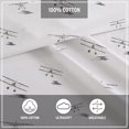 thumbnail image 4 of Eddie Bauer Sea Planes Sheet Set, King, 4 of 10