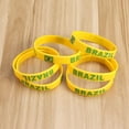 thumbnail image 4 of EeaseMX Pulsera deportiva de silicona de 6 piezas con diseño de país (Brasil), 4 of 7