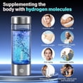 thumbnail image 2 of Botella Agua Hidrogenada Portátil 400ml Generador PEM-SPE Recargable USB 3000ppb Antioxidante Viaje Gimnasio Oficina, 2 of 5
