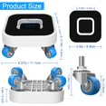thumbnail image 2 of Deslizadores para muebles Kiss Core con ruedas de 360°, capacidad de 340 kg, 2 of 6