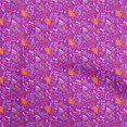 thumbnail image 1 of oneOone Tissu Polyester Spandex Rose Fuchsia Abstrait Matériel de Robe Tissu Imprimé Tissu au Mètre 56 Pouces de Large, 1 of 5