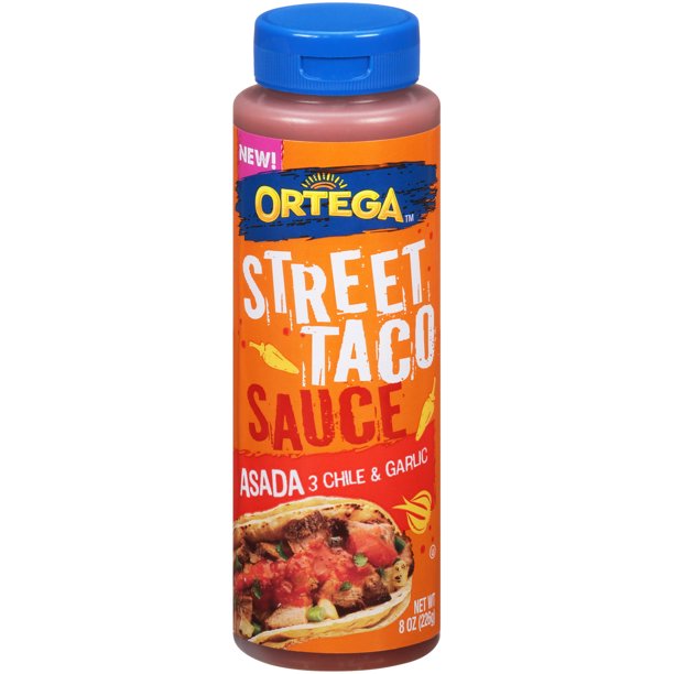 Ortega™ Asada 3 Chile & Garlic Street Taco Sauce 8 oz. Bottle Walmart