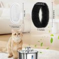 thumbnail image 5 of TAPDRA 3.0x1.7in Pet Water Filter Cotton Carbon Sponge Combo For Household Cat Drinking Fountain Water Quality Maintenance, 5 of 9